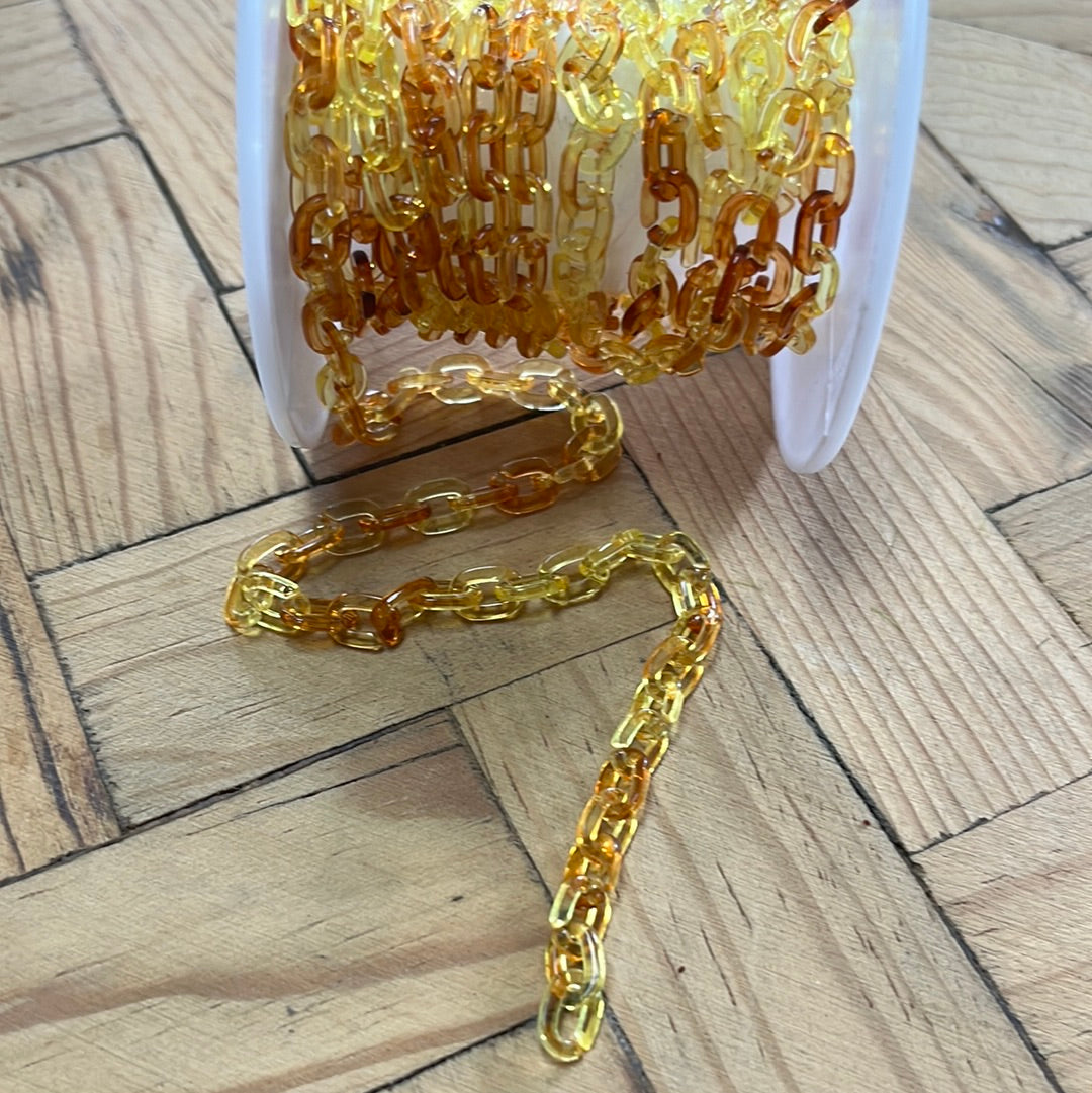 CHAIN ACRYLIC CHOCOLATE