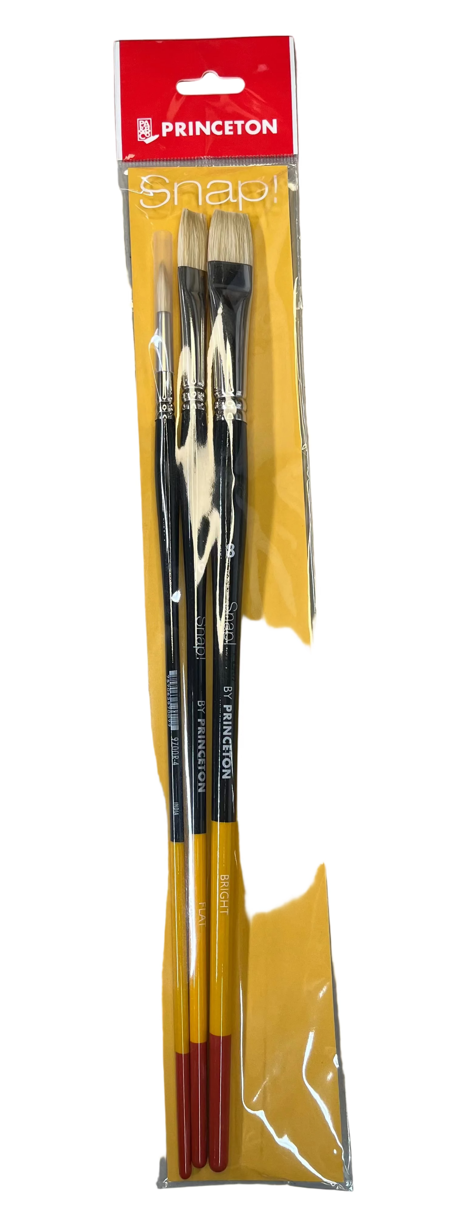 BRUSH SET BRISTLE SNAP 3 PC