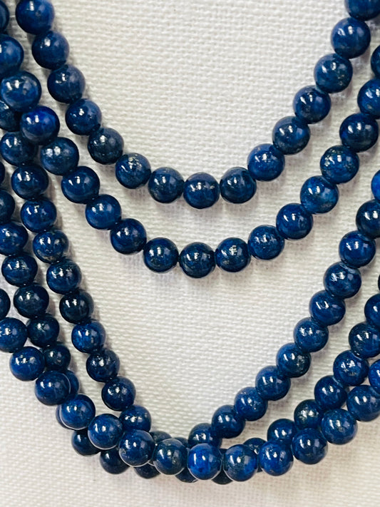 LAPIS LAZULI 6MM ROUND 1 STRAND