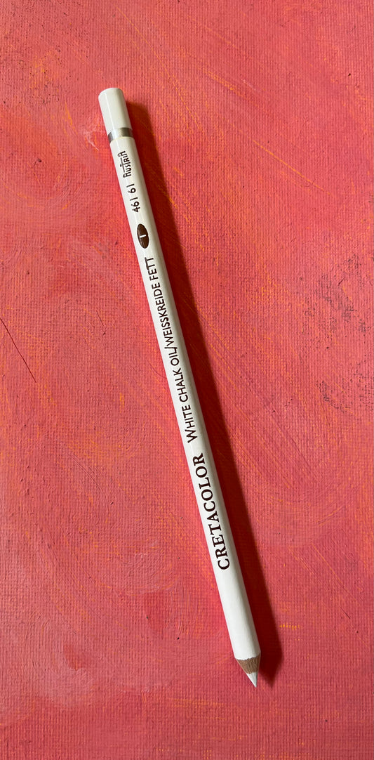 PENCIL WHITE CHALK CRETACOLOR 1 PC