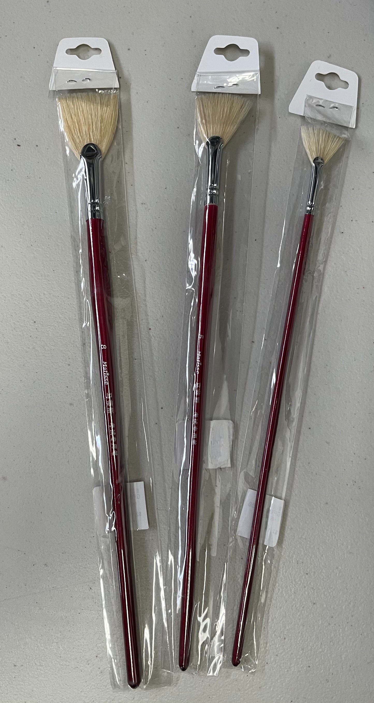 FAN BRUSH BRISTLE HAIR 1 PC