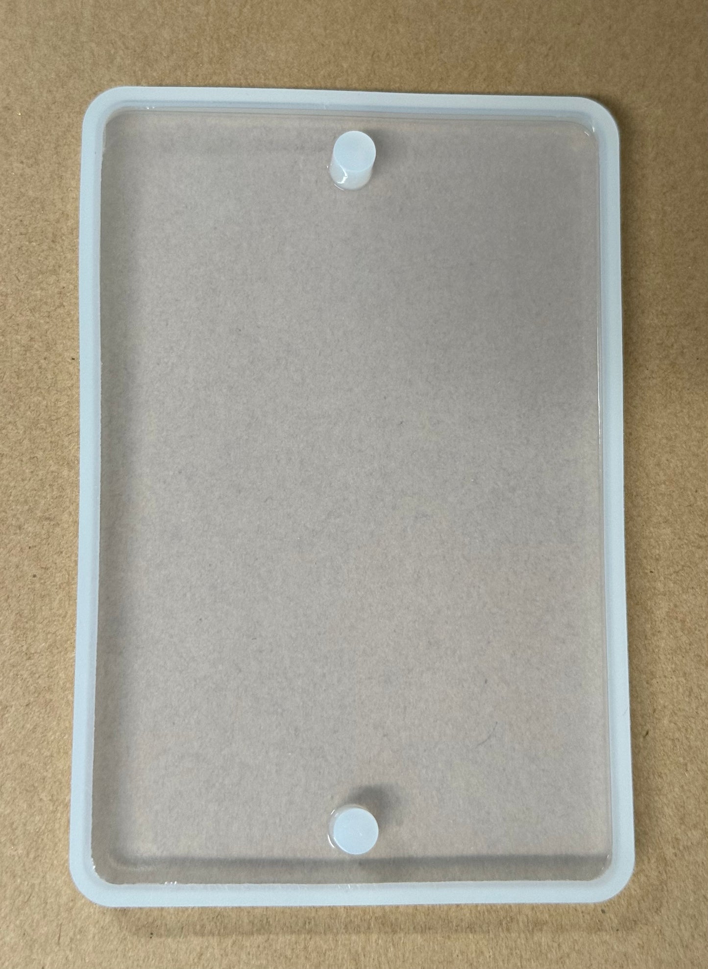 MOLDE RECTANGULAR PARA PENDANTS EN CERA O RESINA