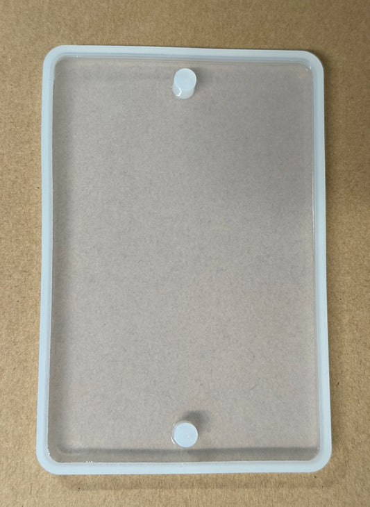 MOLDE RECTANGULAR PARA PENDANTS EN CERA O RESINA