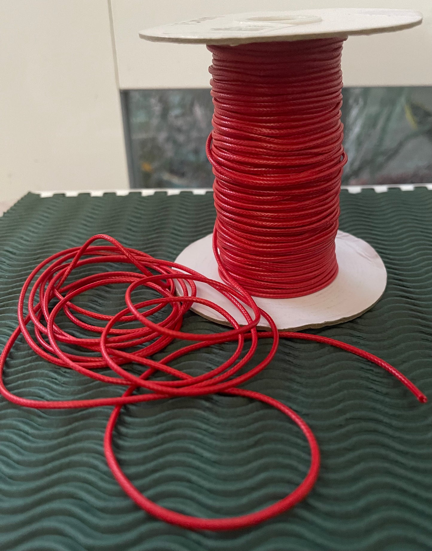 Cordón 1.5 mm encerado polyester por yarda