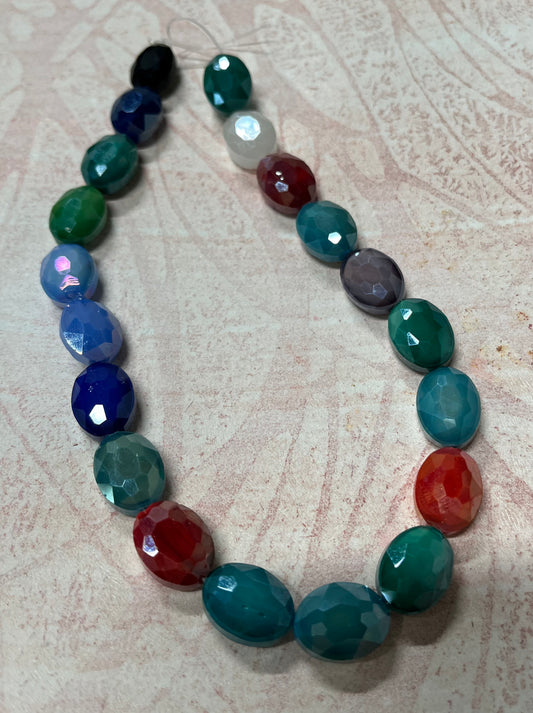 GLASS PEARL LUSTER 16X12MM