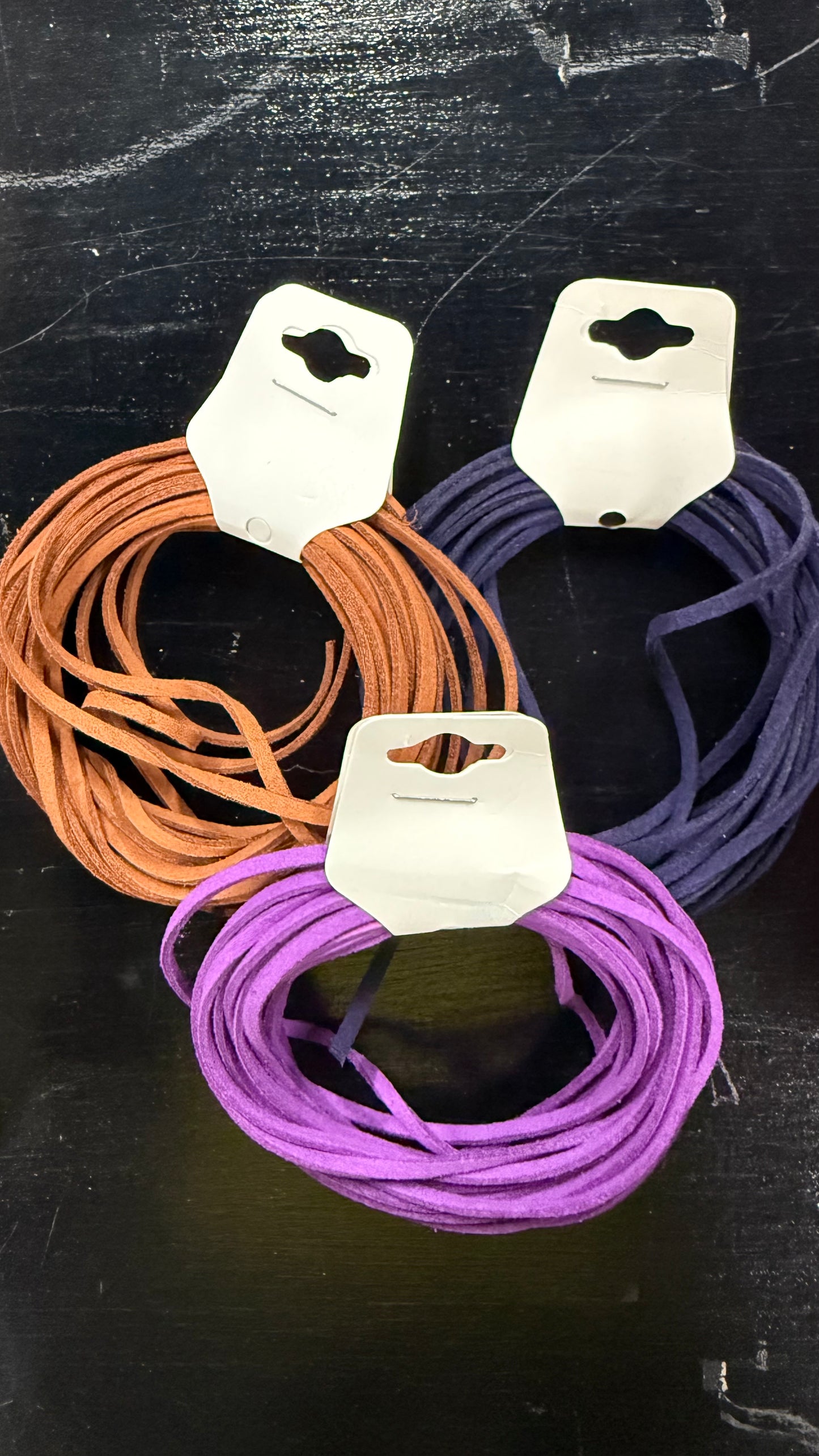 COTTON WAX CORD 3MM PER YARD