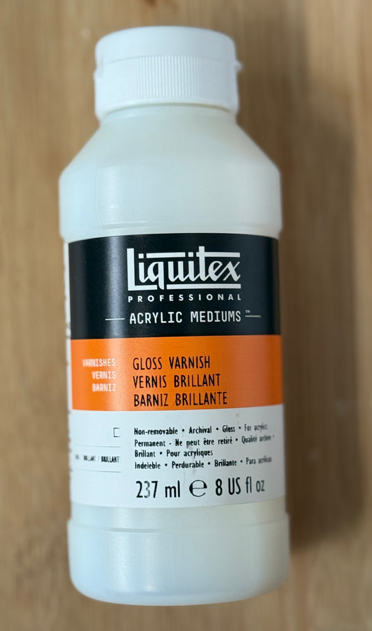 GLOSS VARNISH 8 OZ LIQUITEX