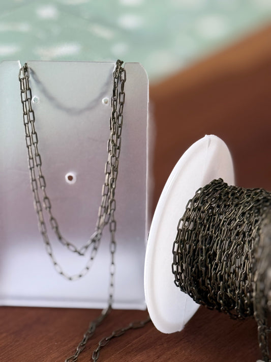 CHAIN BRASS AB 2x1mm