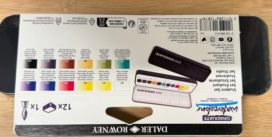 WATERCOLOR 12PC SET DALER & ROWNEY