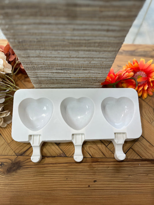 MOLDE SILICONE CORAZONES