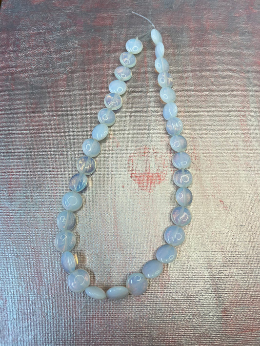 Opalite Flat Round