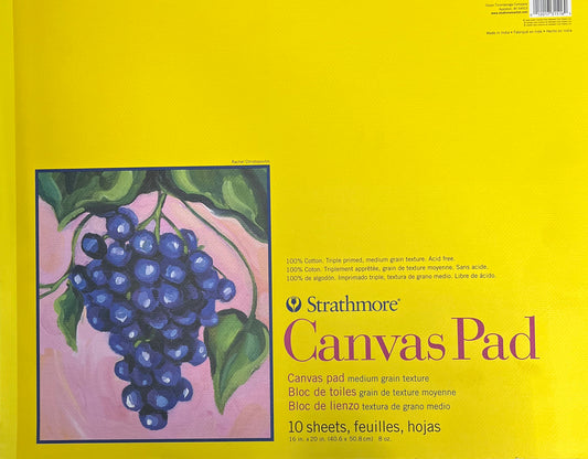 CANVAS PAD 16X20 10 SHEETS 1 PC