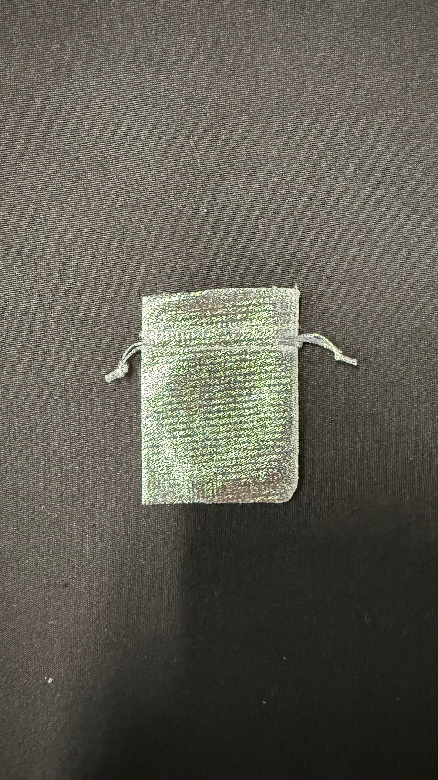 METALLIC SILVER BAGS FOR JEWELRY 4 SIZES