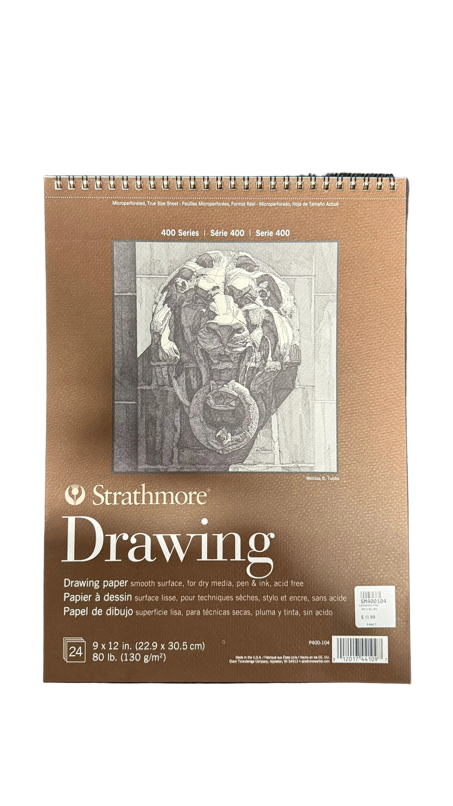 DRAWING PAPER PAD 9X12 80 LBS 24 PAGES