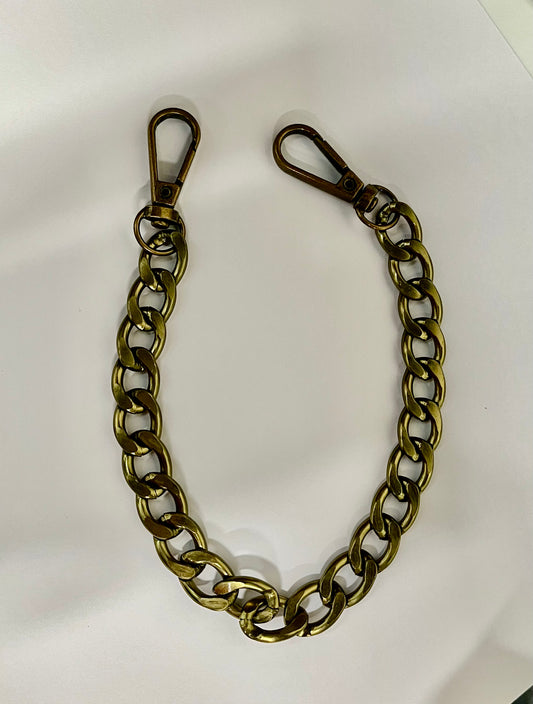 ALUMINUM CHAIN ANTIQUE BRONZE 12 INCHES (37CM)