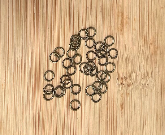 JUMPRING 5MM 21GA ANT BRONZE 25 PC APROX