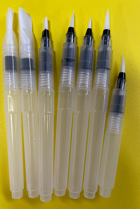 WATERCOLOR PEN REFILLABLE 7 PCS SET