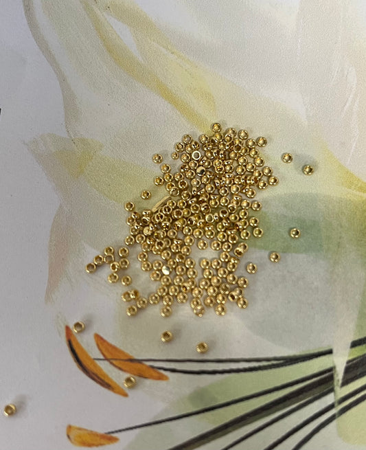 CRIMP SST ROUND GP 18KT 100 PC