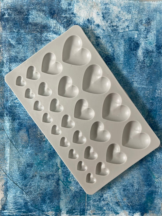 MOLDE DE 25 CORAZONES 1 PC