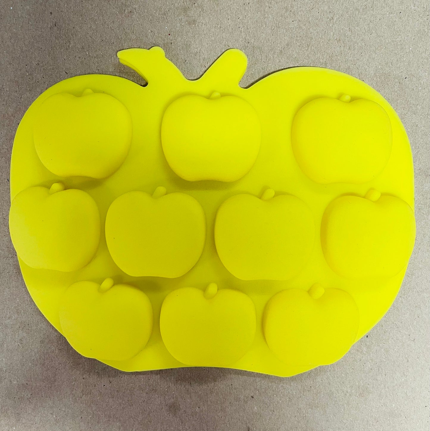 MOLD SILICONE APPLE 10 CAVITIES