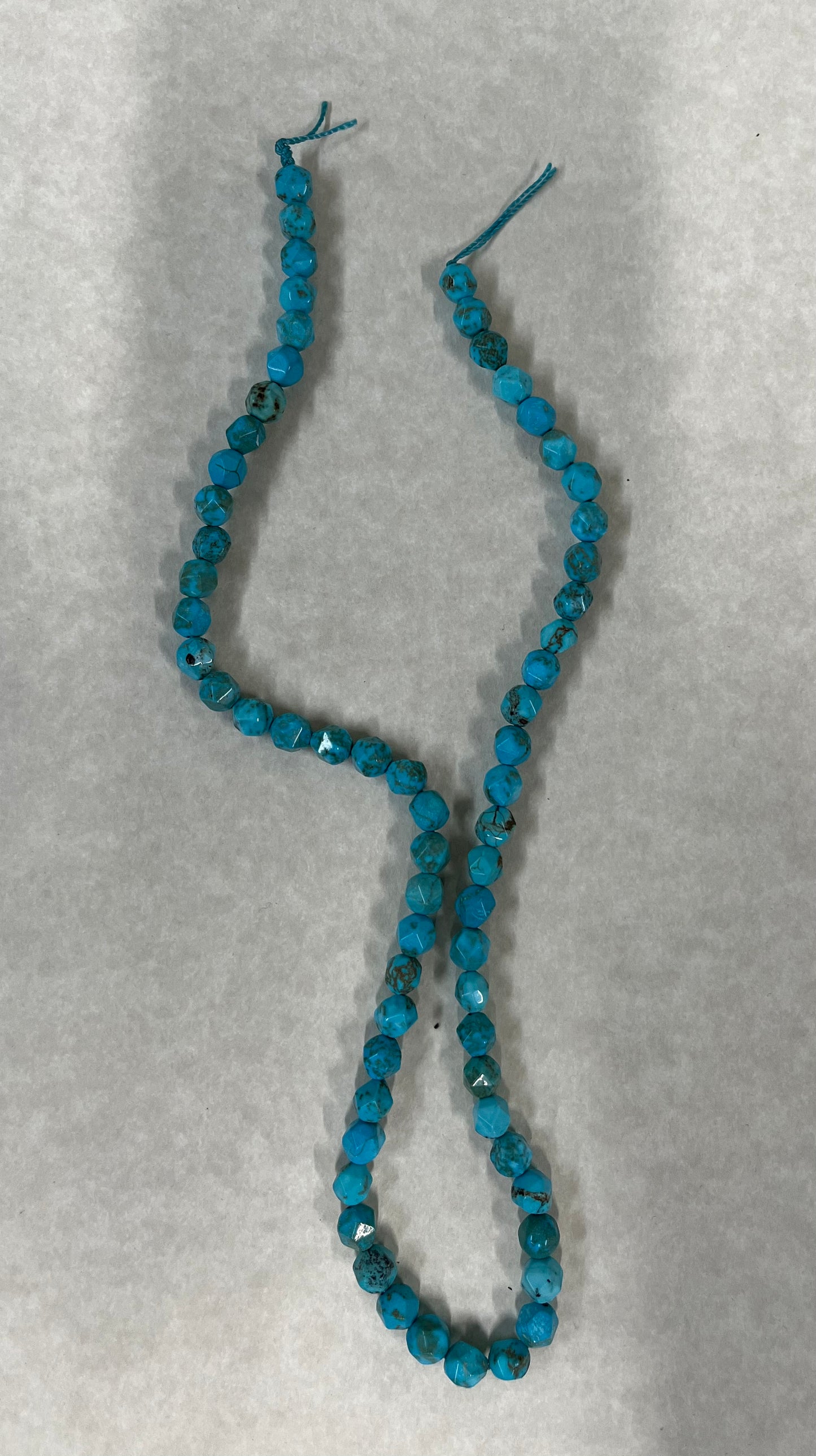 HOWLITE faceted bead