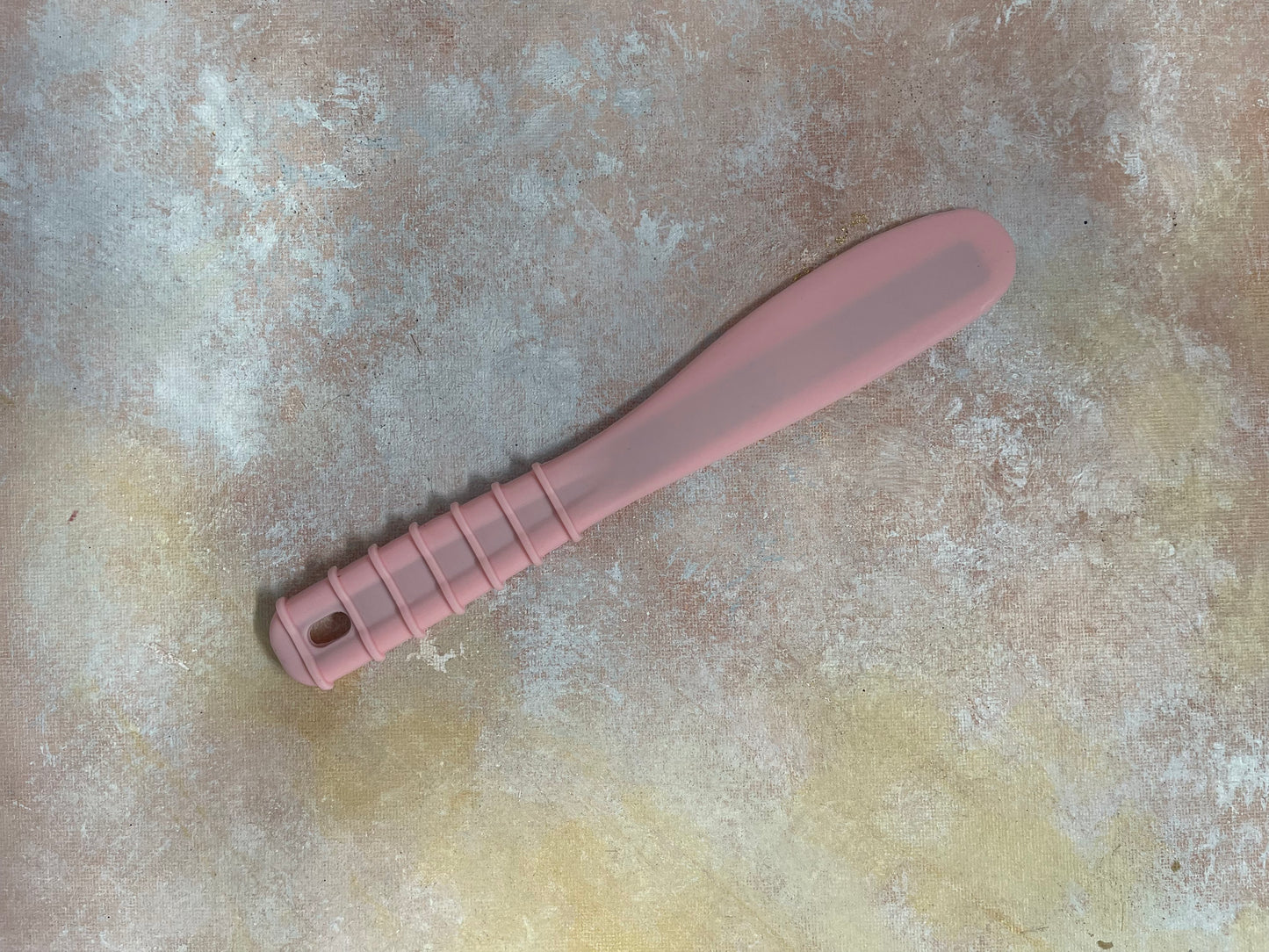 SILICONE SPATULA PINK OR AQUA 1 PC