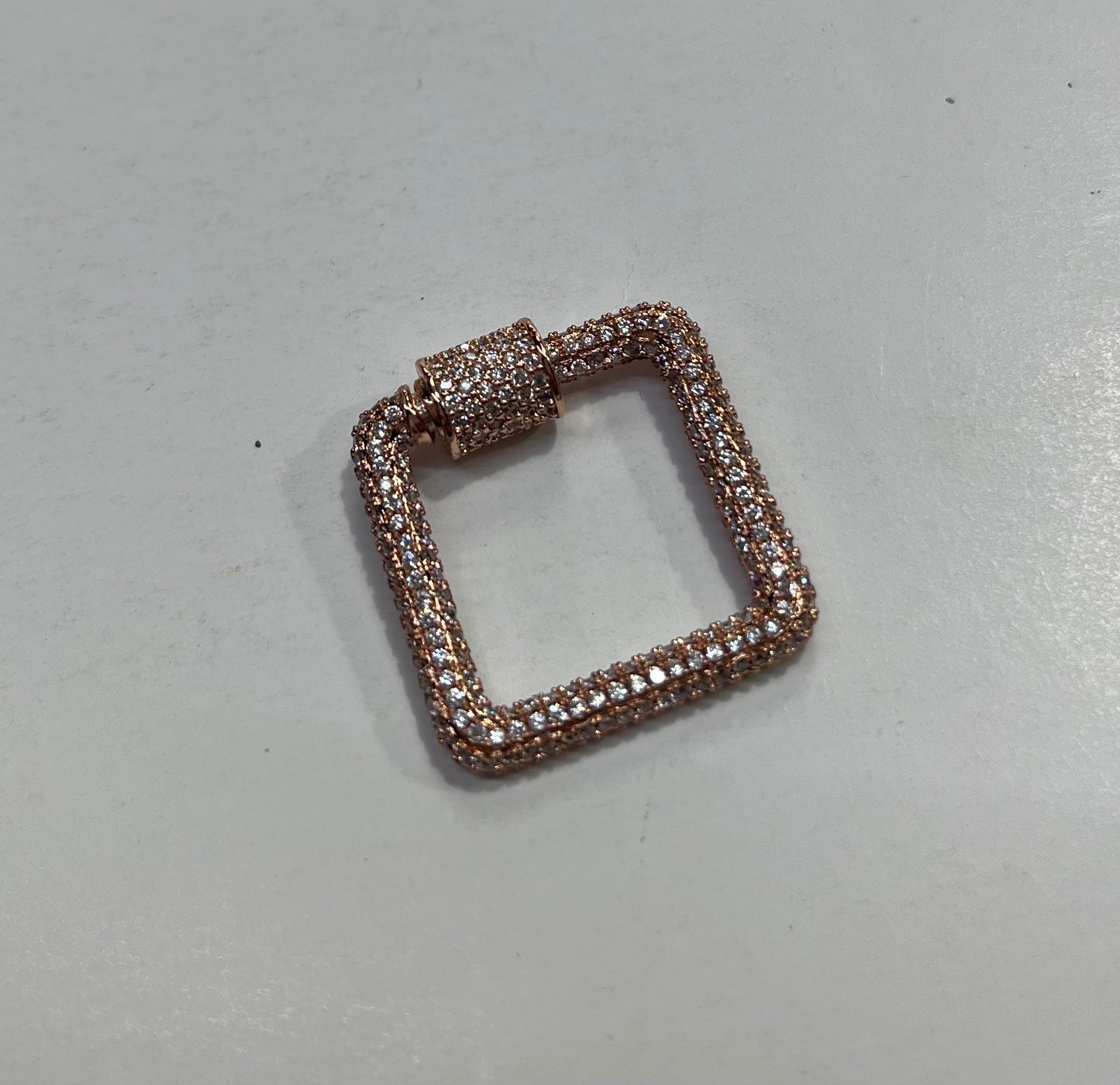 Cierre zirconia Rose Gold