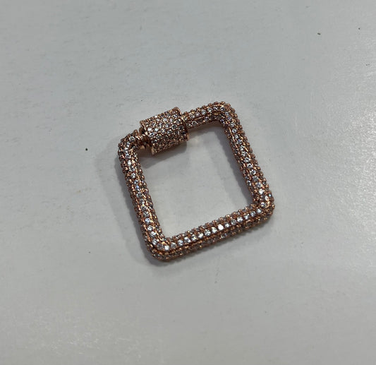 Cierre zirconia Rose Gold