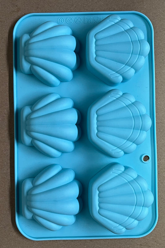 MOLDE 6 CONCHAS DE CARACOL