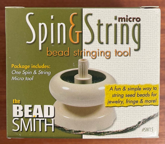 SPIN & STRING MICRO PLASTIC BEAD SPINNER 1 PC