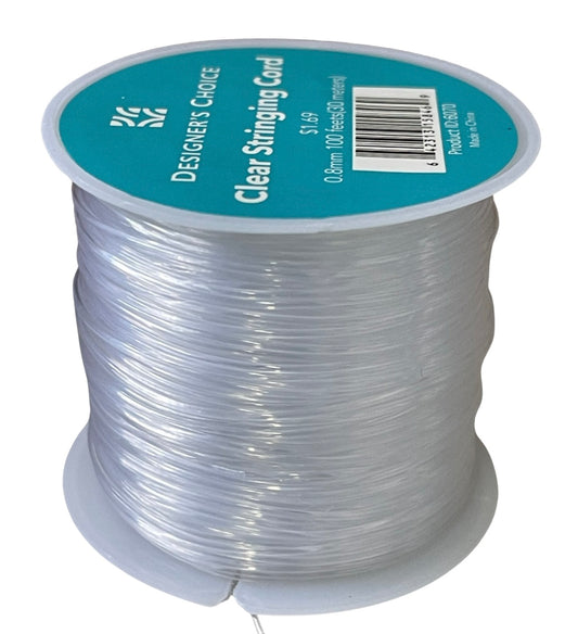 FISHING CORD (HILO DE PESCAR) 0.8 MM 100 FT CLEAR