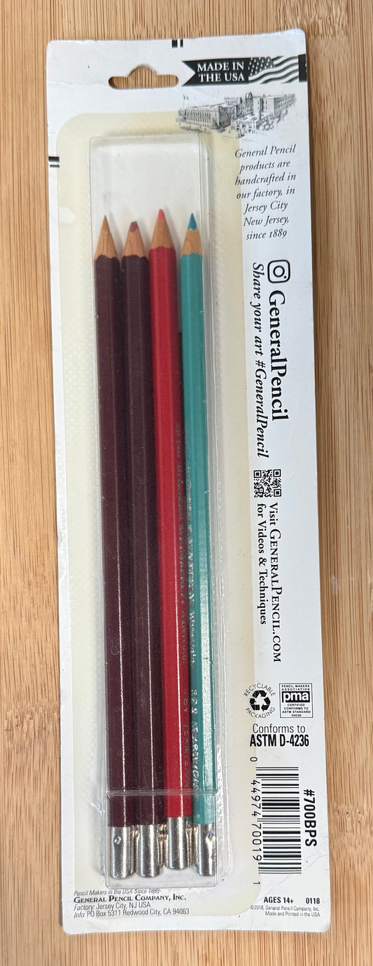 WATERCOLOR PENCILS SET SOUTHWEST COLORS 4PC