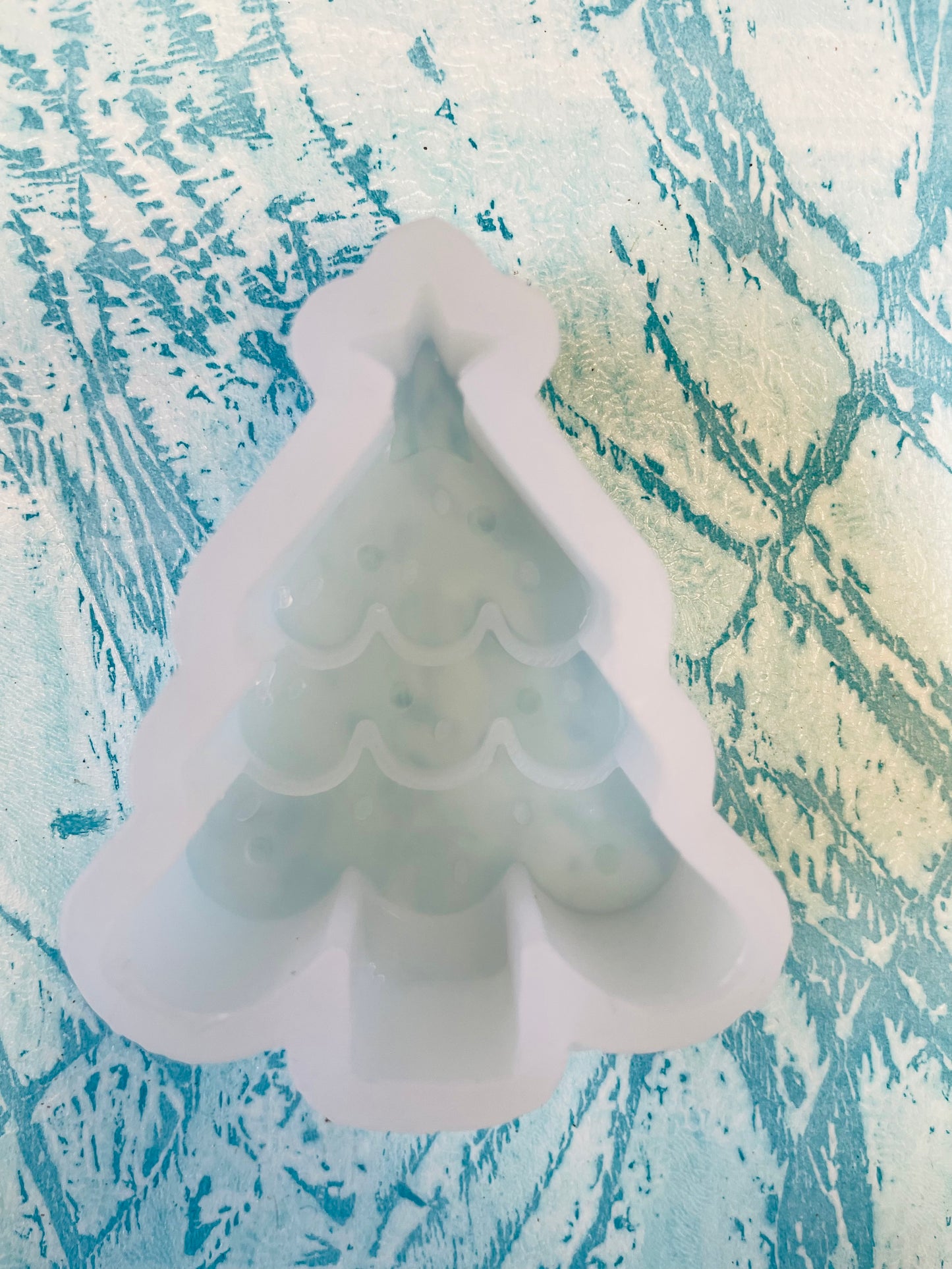 MOLD CHRISTMAS TREE PARA VELAS O JABONES 1 PC