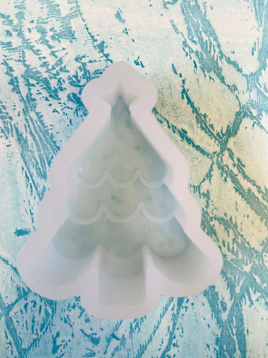 MOLD CHRISTMAS TREE PARA VELAS O JABONES 1 PC
