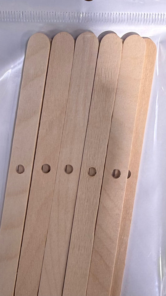 WICK HOLDER WOOD 10 PC