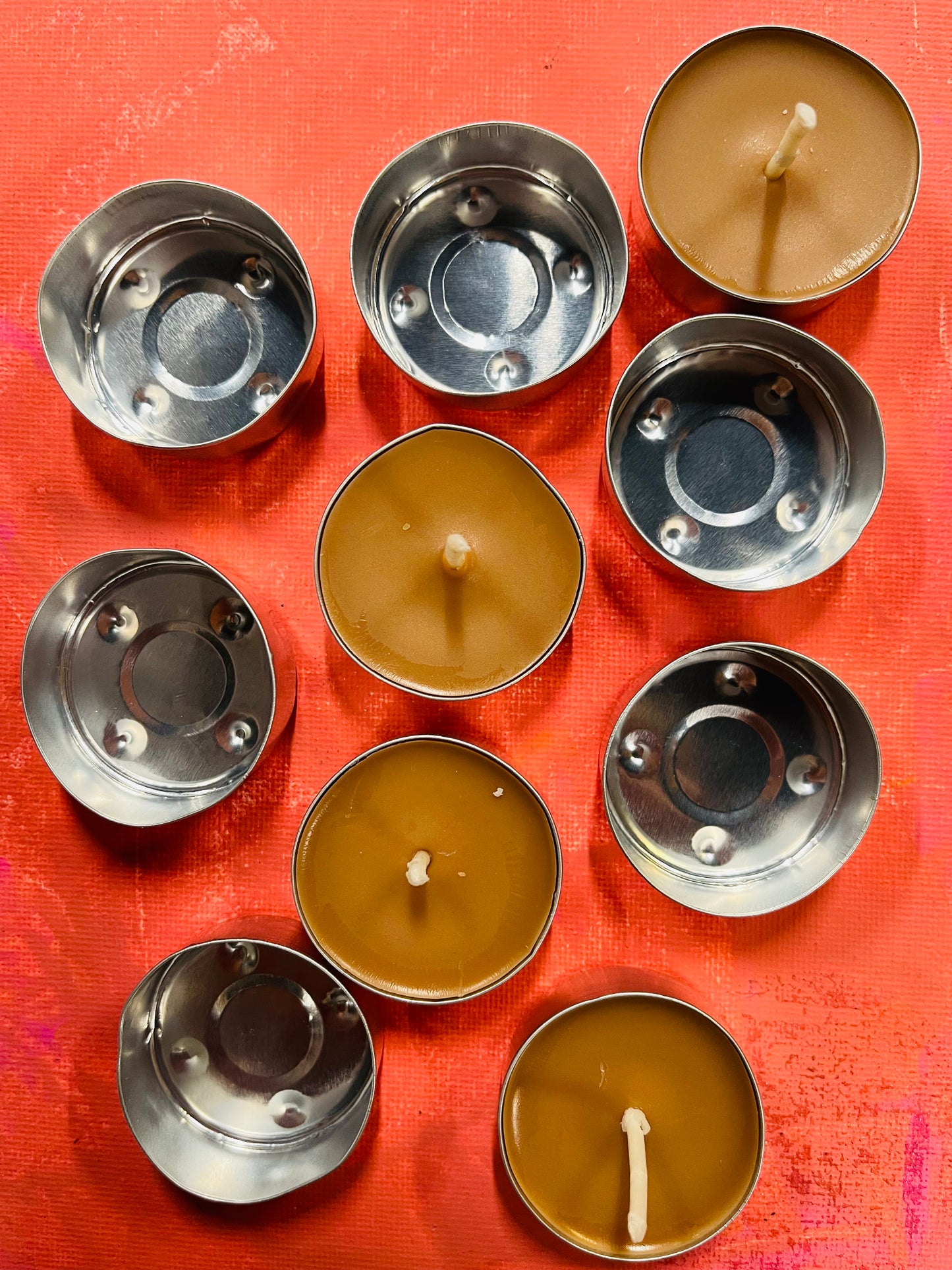 TEA LIGHT CUP ALUMINUM 10 PC