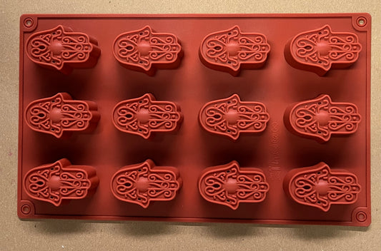 MOLDE MANO DE FATIMA 12 HUECOS