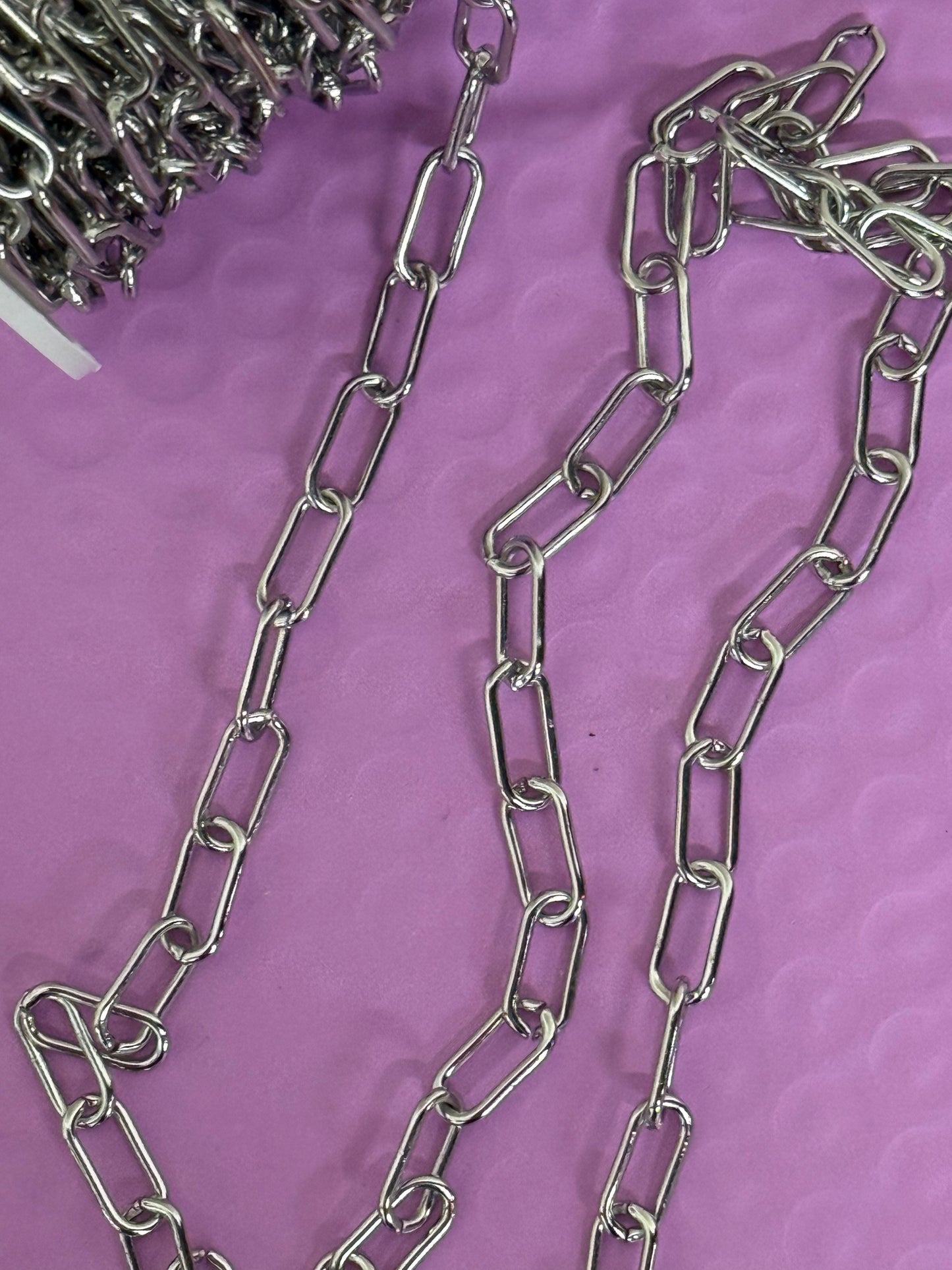 CHAIN PAPERCLIP STAINLESS STEEL 6X14MM POR PIE