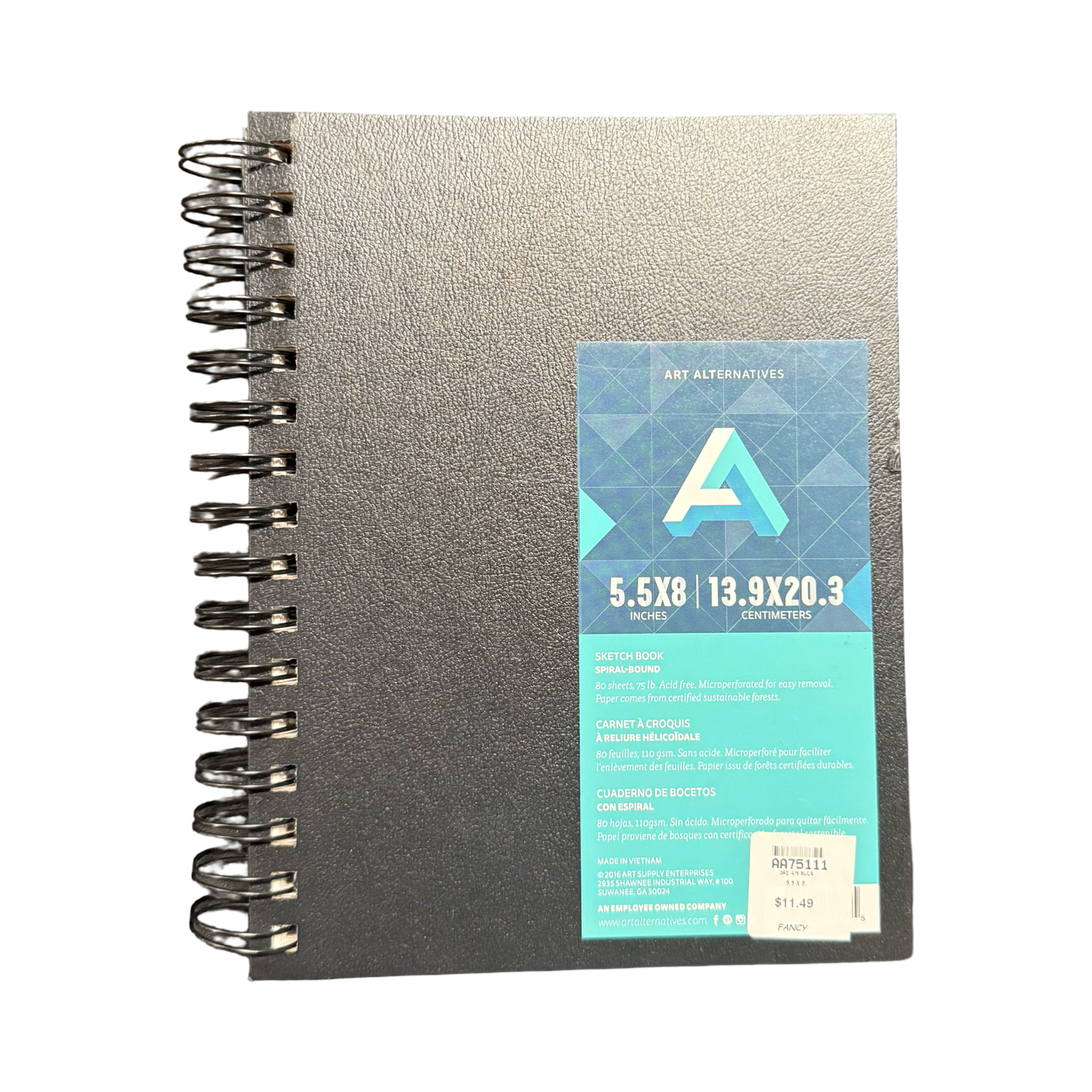 Sketchbook 5.5x8 80 pages Art Alternatives