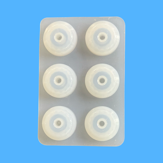 SILICONE MOLD BEAD DONNUT 16MM FOR RESIN OR CLAY 1 PC