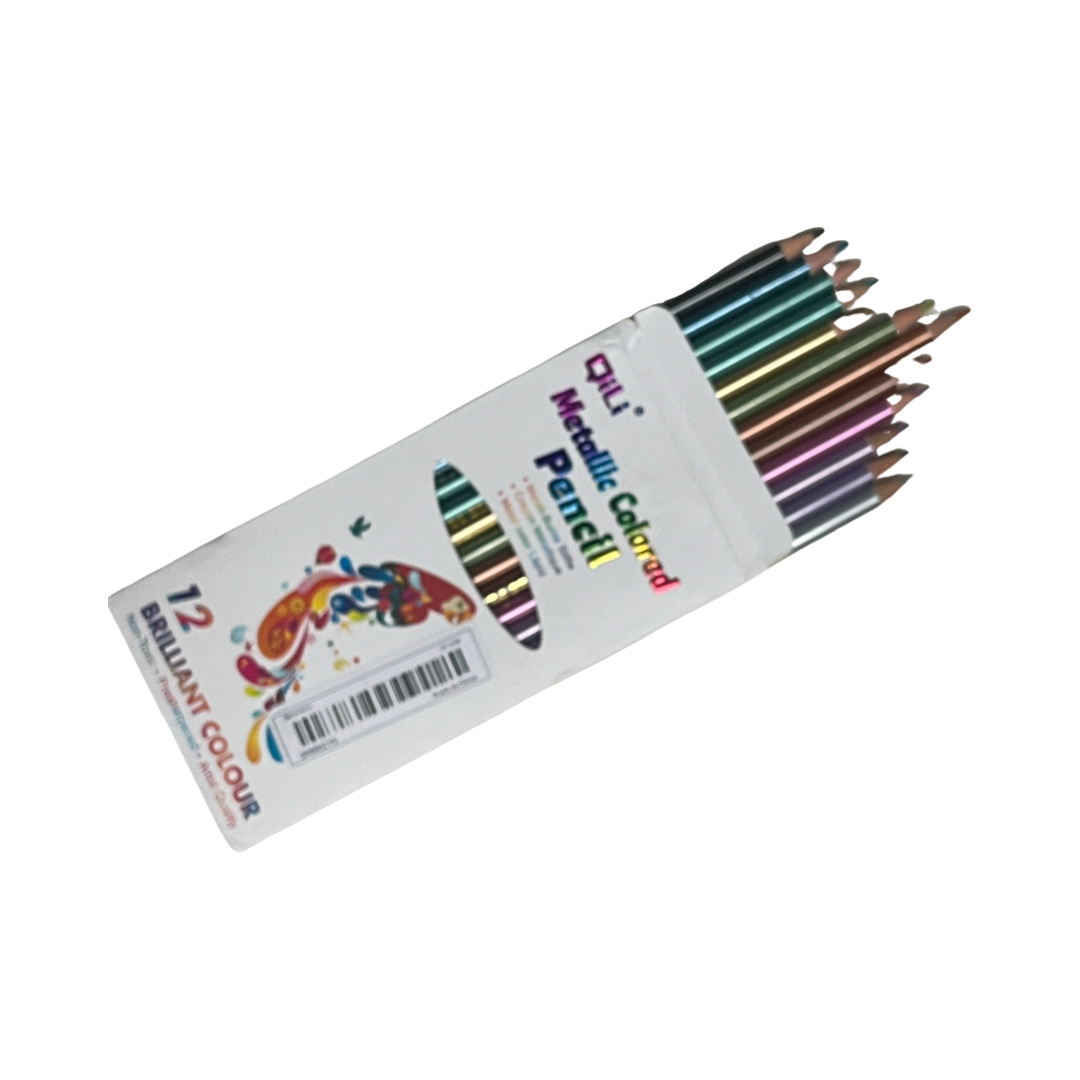 PENCILS SET METALLIC 12 PC