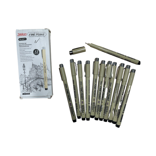 MICRON PENS 12 PC SET.