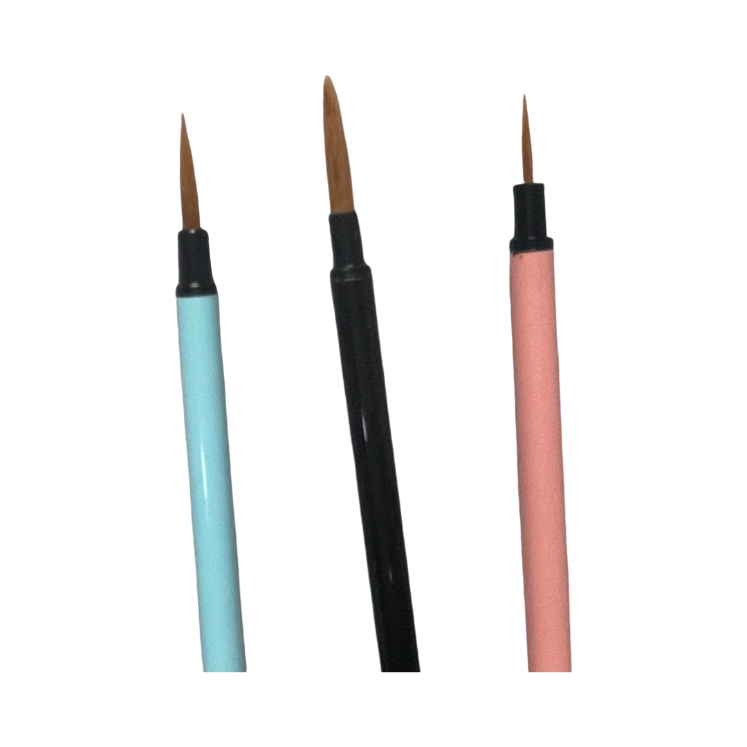 BRUSH SET PINCELES ULTRA FINOS. 3 PIEZAS
