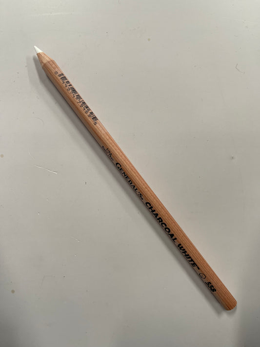 PENCIL CHARCOAL WHITE 1 PC