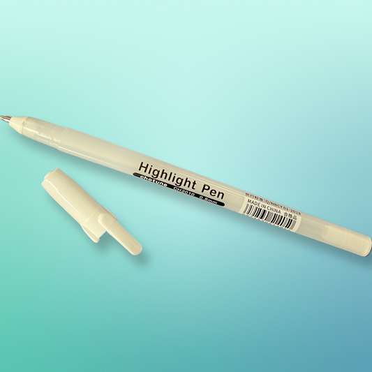 GEL PEN WHITE 0.8 mm 1 pc