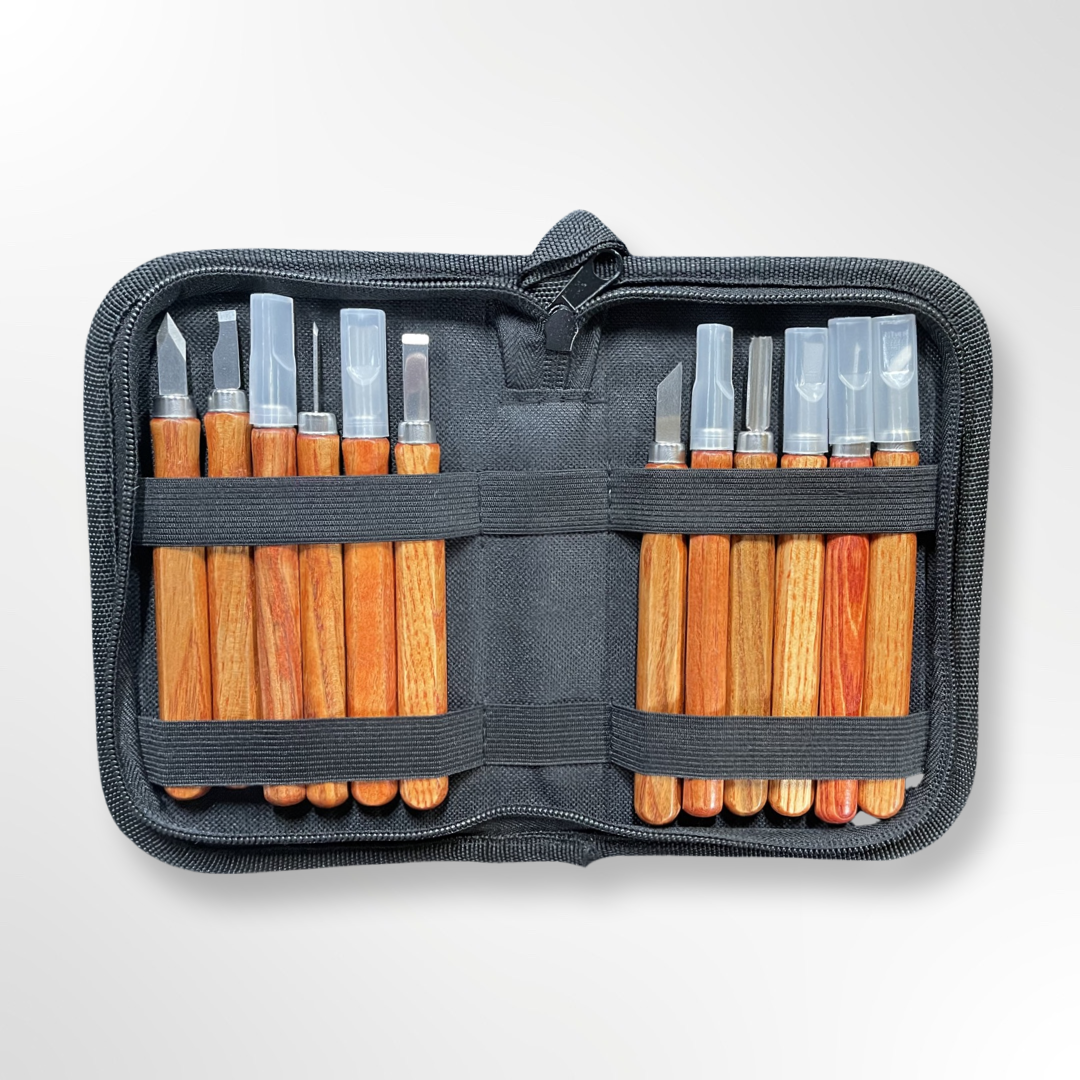 CARVING STEEL SET FOR WOOD 12 PC