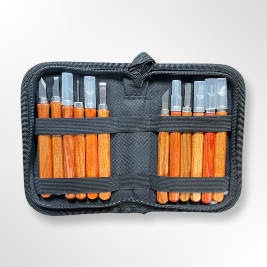 CARVING STEEL SET FOR WOOD 12 PC