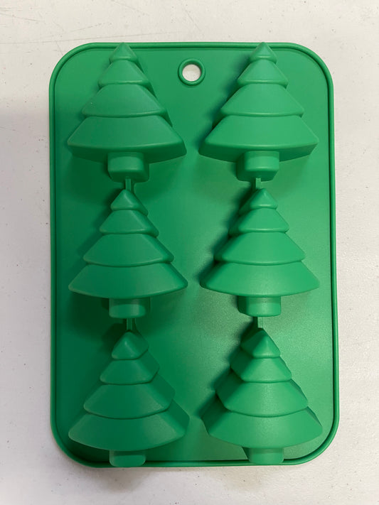 MOLDE XMAS TREE 6 MOLDS 1 PC