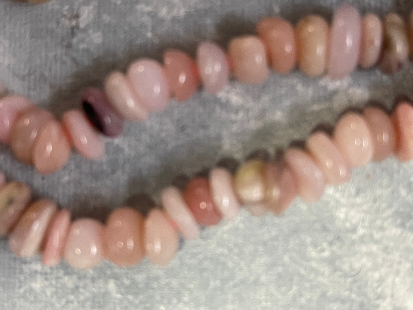 PINK OPAL NUGGET 8-12MM 1 STRAND