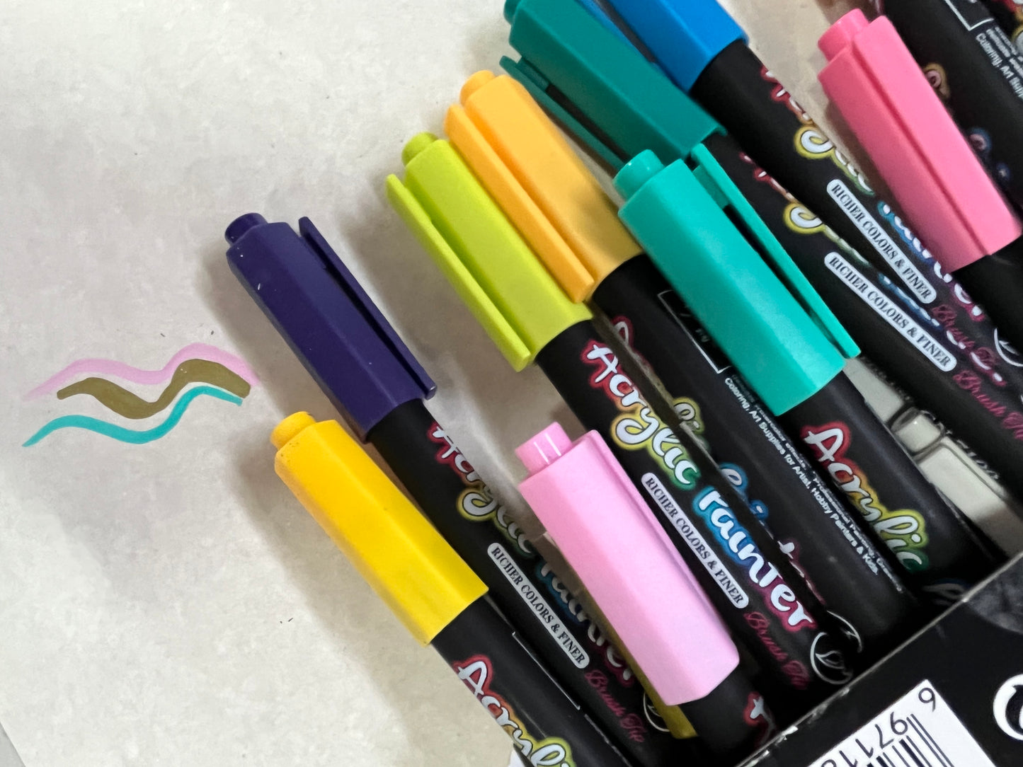 MARKER SET ACRYLIC 12 OR 24 PCS